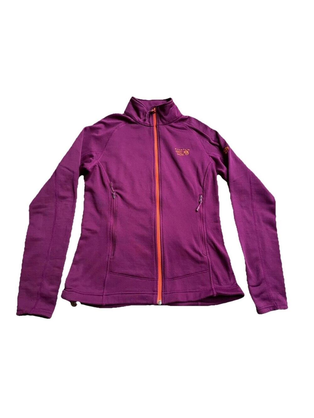 Mountain Hardwear Purple Polartec Zip-up Fleece Jacket Hoodie M Medium Women's